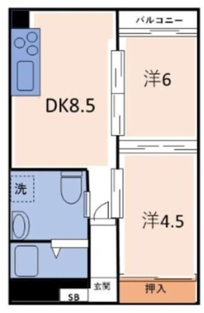 調布センタービルの物件間取画像